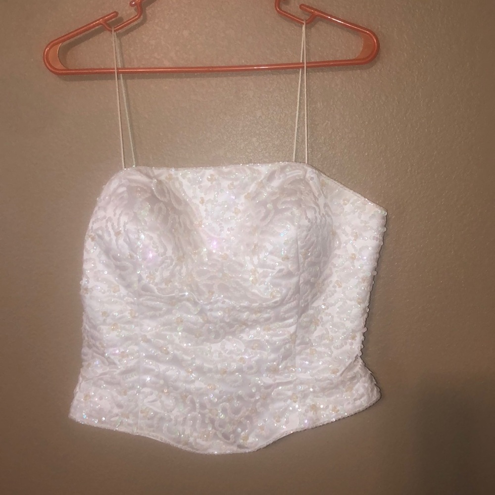 Alyce Designs 2 piece wedding dress